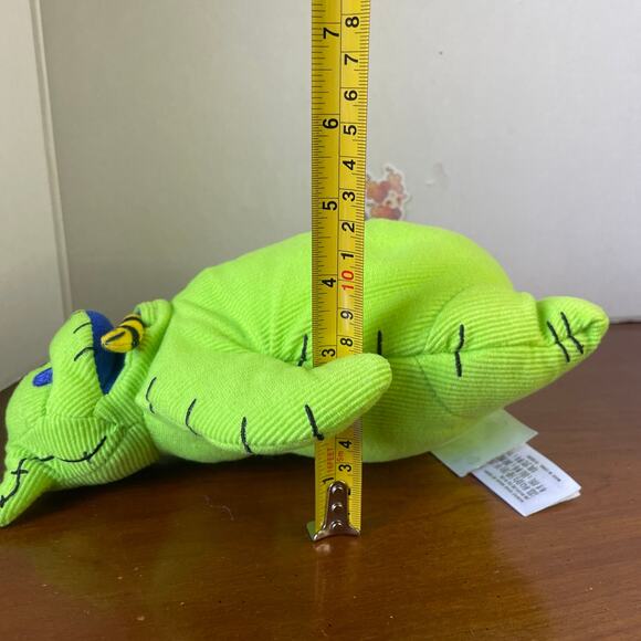 Disney Oogie Boogie Bright Green Nightmare Before Christmas Stuffed Plush Worm - Picture 6 of 11